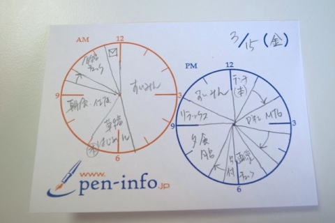 pen-info.jp 　時計式ToDo管理付せん
