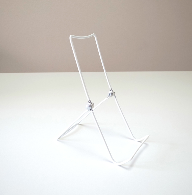 Designed wire display stand ダブル　ホワイト