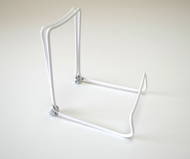 Designed wire display stand ダブル　ホワイト