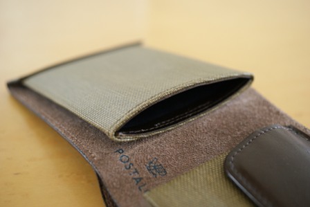 ポスタルコ　Pressed Cotton Billfold Fabric ＆ Leather　財布