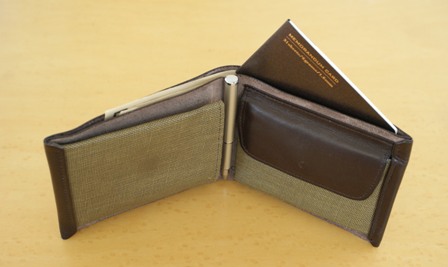 ポスタルコ　Pressed Cotton Billfold Fabric ＆ Leather　財布