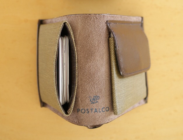 ポスタルコ　Pressed Cotton Billfold Fabric ＆ Leather　財布