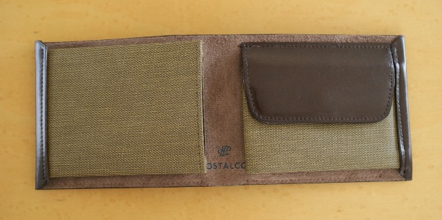 ポスタルコ　Pressed Cotton Billfold Fabric ＆ Leather　財布