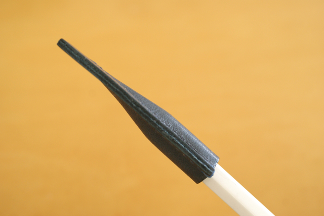 ASUMEDERU レザー製鉛筆キャップ