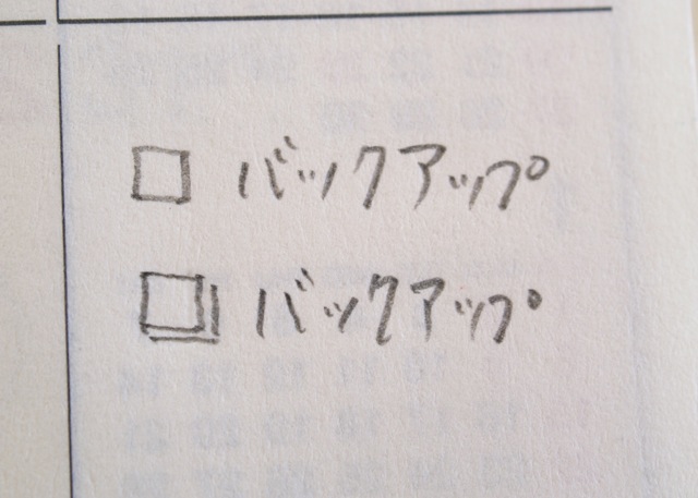 私の手帳の書き方・使い方 2012年