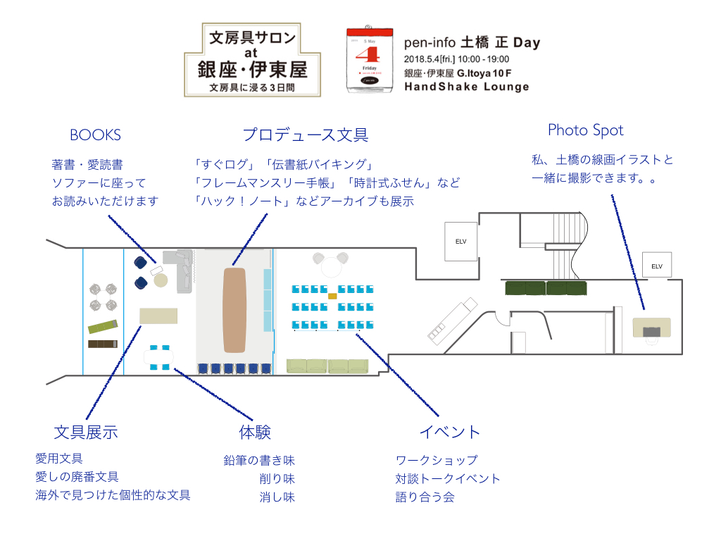 文房具サロン　銀座・伊東屋　土橋正Day