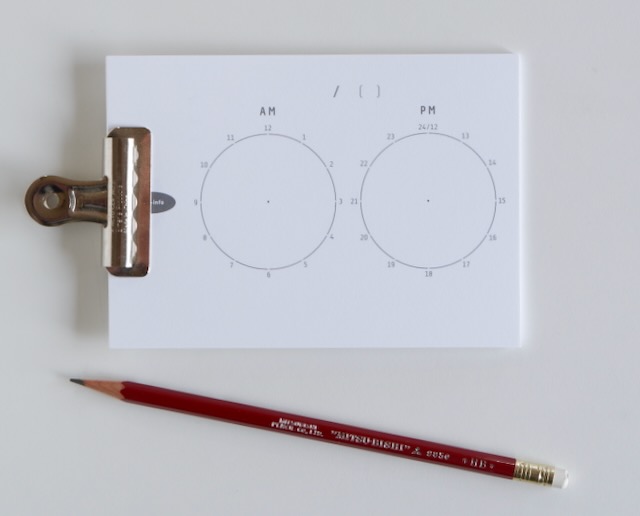 時計式ペーパーA6